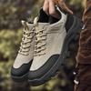 Outdoor Mens Casual Shoes Non-Slip Genuine Leather Sneakers  Walking Shoes Hot-selling Male Treking Footwear Trainers