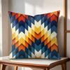 Calm Geometric Color Cushion Cover Natural Linen Organic Fabric DoubleSided Printing Couch Pillow Covers Home Decor