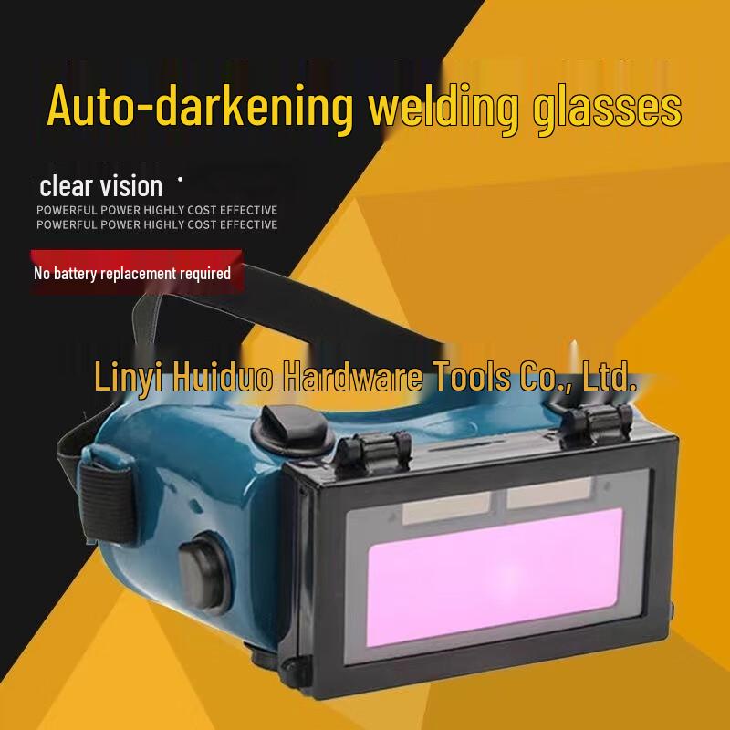 Auto-Darkening Double-Flip Welding Goggles