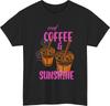 Iced Coffee Sunshine Caf Unisex TShirtFun Summer Vibes Retro Coffee Tee Top