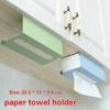 Creative Cabinets Hanging Paper Towel Rack Paper Rack Wrought Iron Free Punching Tissue Box Kitchen Paper Towel