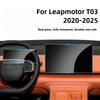 Matte gehärtete Glas Displayschutzfolie Entspiegelnd Anti-Fingerabdruck Zubehör Für T03 2025 2025 2026 Auto