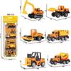 Children's Pull-Back Alloy Toy Car Set - School Bus Simulation Model