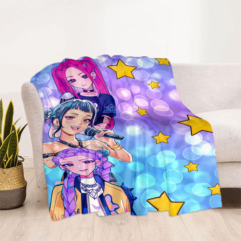 Starlit Harmony Blanket Ultra-Soft Perfect for Bed Couch Office Chair All-Season Use Digital Print Birthday Christmas Gift Blanket