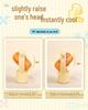 Taiwanese Style Portable Mini Desktop Fan - Three Speed, USB Rechargeable, with Cute Cheese Pet Design.