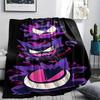 Gengar Print Flannel Blanket,High quality Comfortable for All Seasons,Home Decor,Warmth and Comfort,Perfect for Christmas Gifts