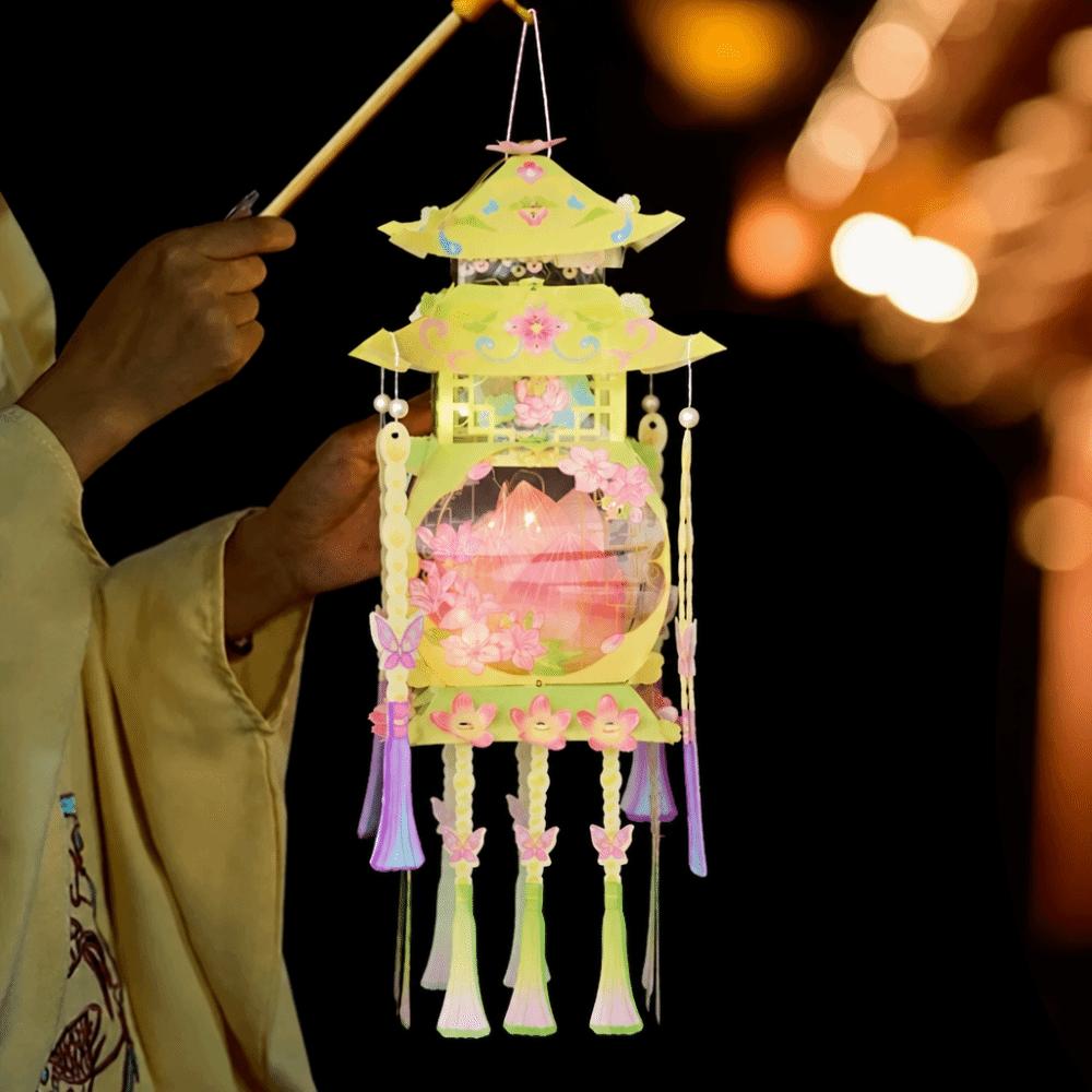 Chinese-style Pagoda Design Lantern Ancient Style DIY Material Kit  DIY Craft Style A