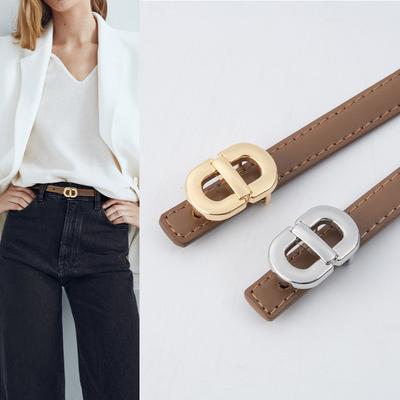 Genuine Leather Women's Belt Cowhide with Casual Pants Jeans Decorative Pants Women's Autumn and Winter Belt