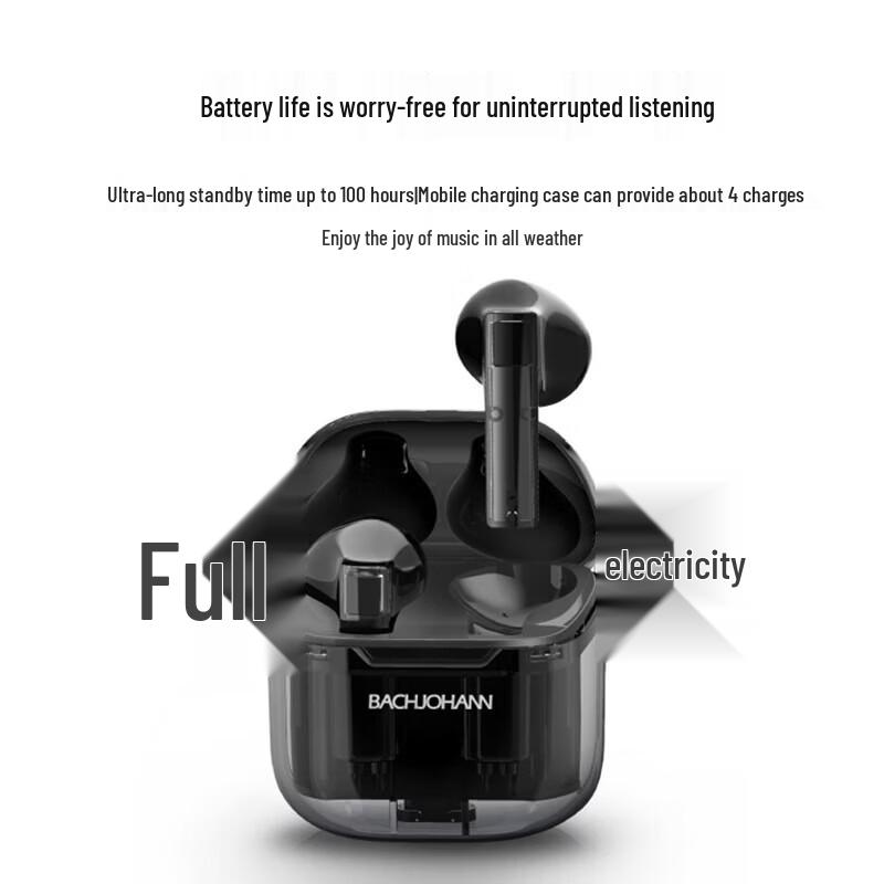 Bach Johann T6 Noise-Cancelling True Wireless Earbuds