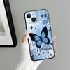 Creative Cartoon Butterfly Funda Phone Cover Case for Apple iPhone 17 Pro Max 15 Pro 7 8 14 11 13 16 12 Air XR XS MAX