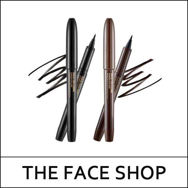 

[THEFACESHOP] (лс5) Золотой маркер-подводка для глаз 1 г / #01 Черный / Срок годности 2026.02