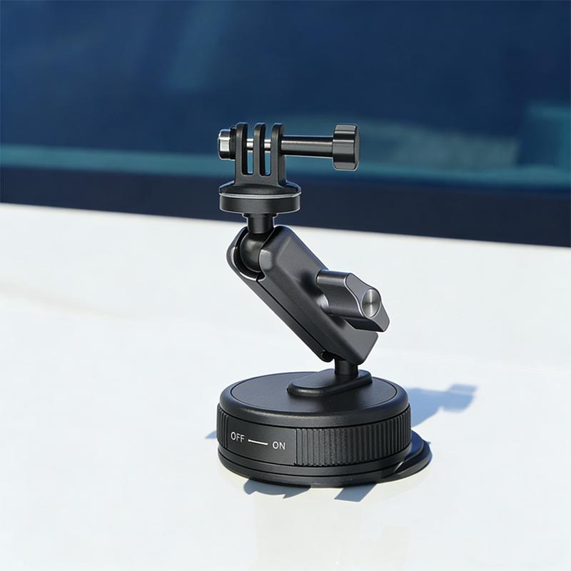 Przyssawka Uchwyt Samochodowy do Kamery dla DJI OSMO Action 6/5 Pro/4/Pocket 3/2 Uchwyt na Szybę Samochodową 360 Regulowane Akcesoria