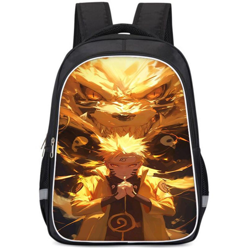 Naruto Large Capacity 3d Backpack Lightweight Burden-reducing School Bag For Kids