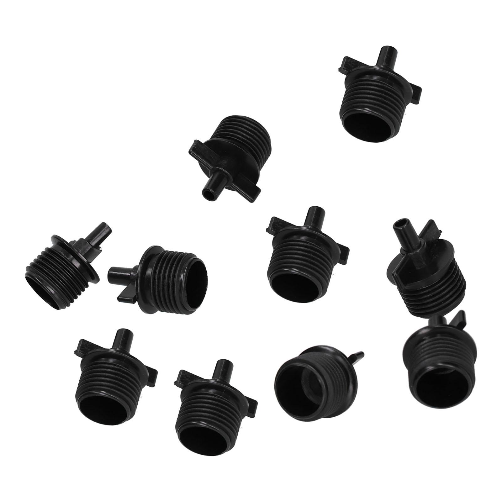 

50PCS G1 2 6mm Male Thread Flat Connector for Misting Spray Nozzle Irrigation Sprinkler Fittings