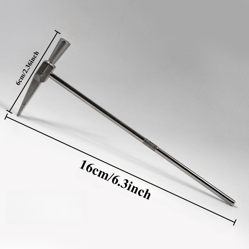 3pcs Multi-Tone Stainless Steel Tuning Hammer, Heavy-Duty for Kalimba & DIY Jewelry Crafts
