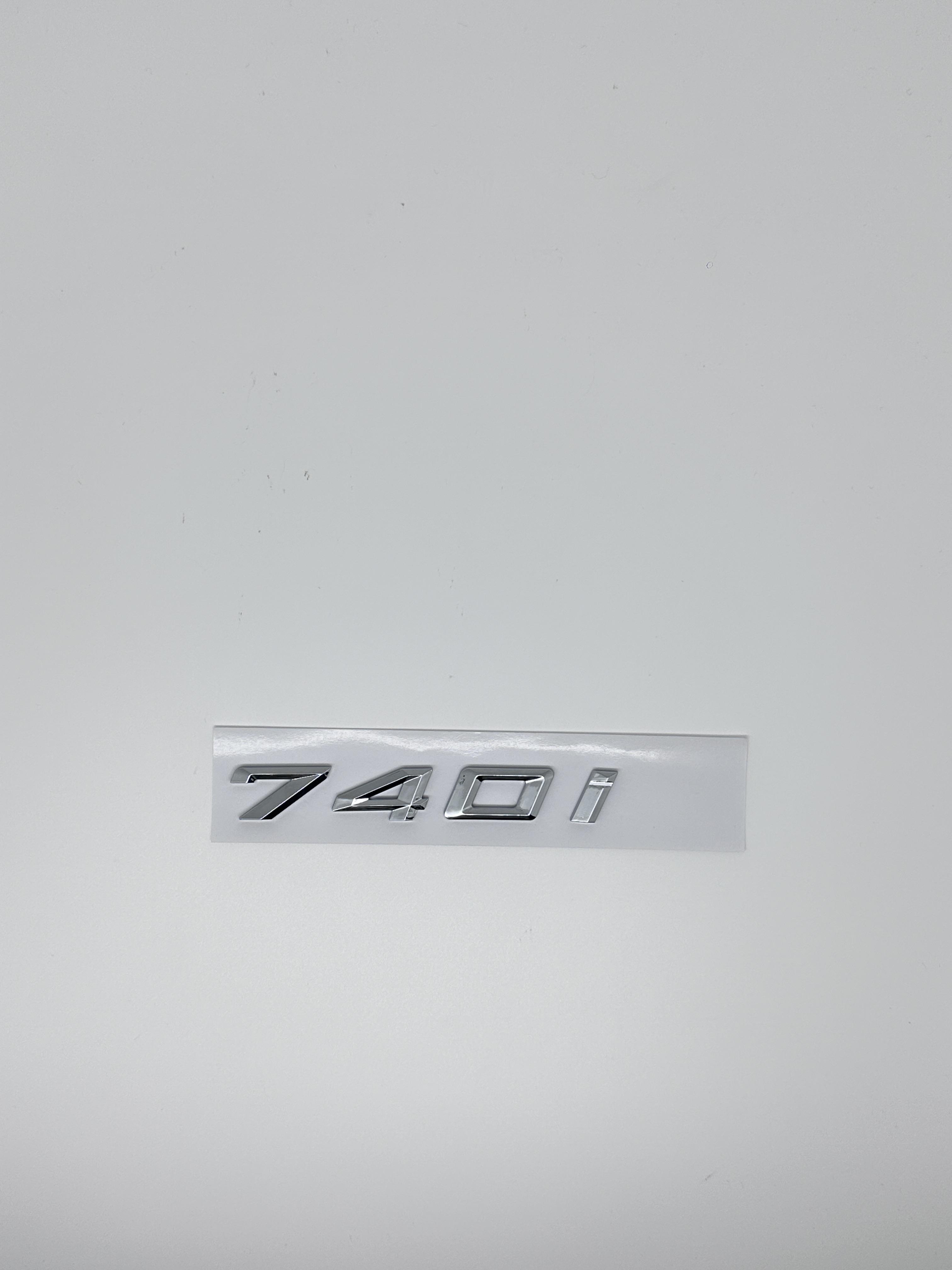 

3D ABS Car Trunk Letters Logo Decals Badge Emblem Sticker For BMW 7 Series 730Li 740Li 745Li 750Li 760Li G11 G12 E38 E65 E66 F01