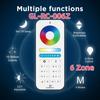 GLEDOPTO Smart Home 2.4G RGBCCT 6/8 Zone Group Control RF Remote Control Work Pro Series RGBCCT Controller LED Bulb Spotlight