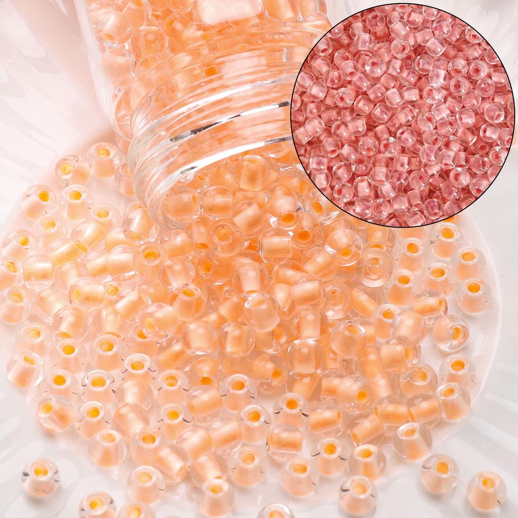 100Pcs Glass Seed Bead 4mm Light Variable Series For DIY Bracelets Necklaces Jewelry Making
