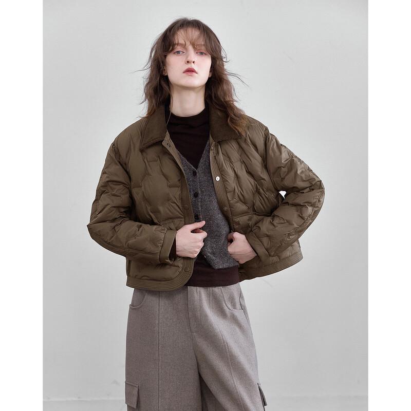 Demana Women's Colorblock 90% Duck Down Puffer Jacket