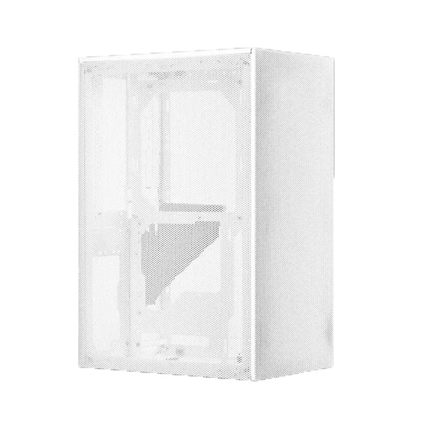 

SSUPD Compact PC case MESHROOM S WHITE riser cable included Compatible with standards Full mesh panel structure Compatible with both power supplies білий