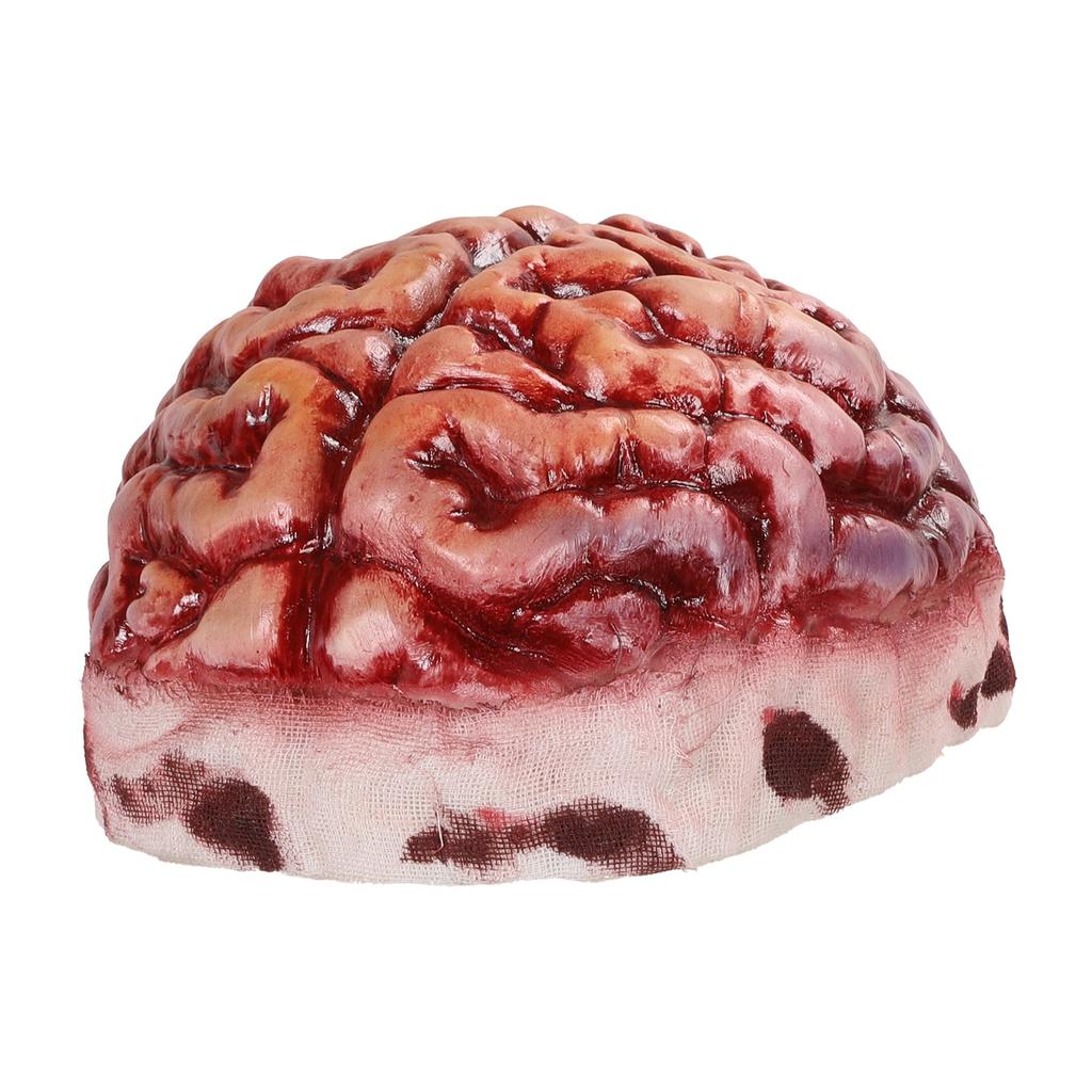 Halloweenský klobouk mozek Vtipná realistická pokrývka hlavy Kostýmní doplněk