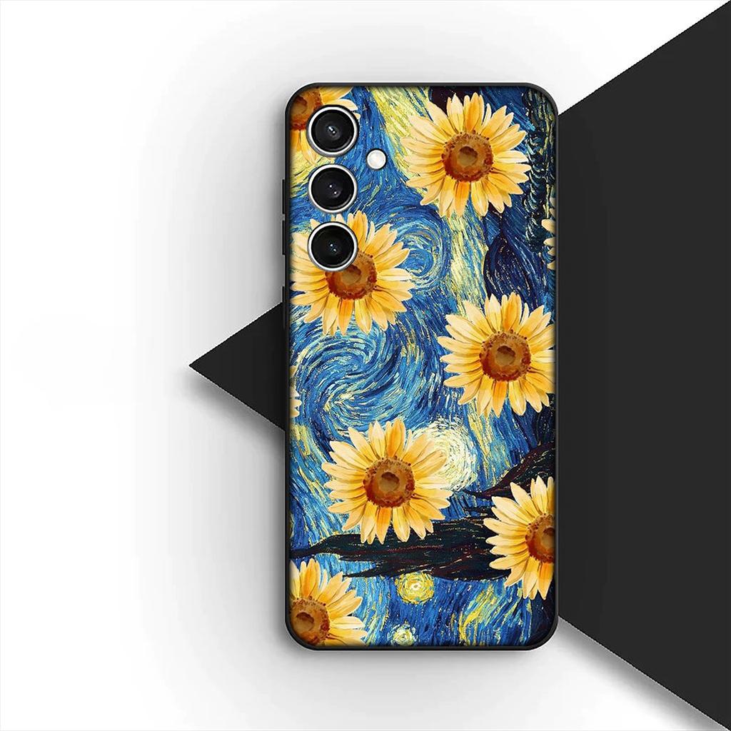 Soft Cover for Xiaomi Redmi 15 15C A3 A4 A5 9A 9C NFC Note 9 8 9T 8T Pro Casing Phone Case Sunflower Starry Night Van Gogh