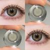 FUNSACHY 1 Pair Color Contact Lenses For Eyes Natural Gray Blue Beautiful Pupil Soft Natural Accessories Yearly Cosmetic Pupils