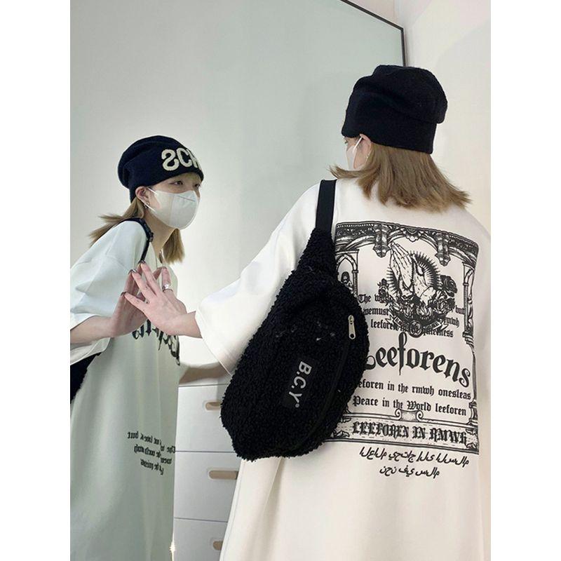 

Plus Size Ladies Fashion Short Sleeve T-Shirt Women s Summer Fancy Fried Street Tops Slim Looking Loose Cotton Half Sleeves Plus Size Women s Clothing White 4XL