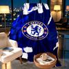 Chelsea F.C Print Blanket - Soft & Comfortable, for Bedroom, Travel, Sofa, Home Decoration - Birthday Christmas Gift for Friend