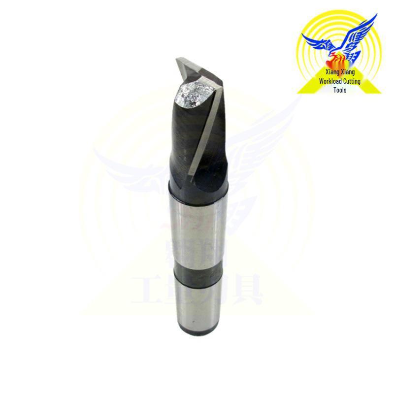 White Steel Taper Shank Keyway Milling Cutter, 2 Flutes, 14-50mm, High-Speed Steel