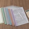 10pcs A4 Rod Binder Clips,Thickened PP Material,Transparent Colorful Document Holders, Large Capacity Book Covers,Office Supplie