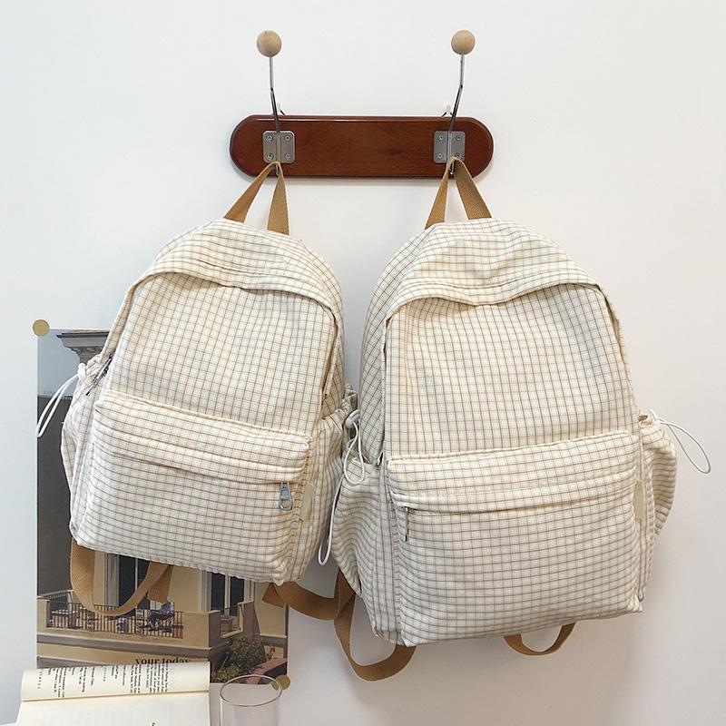 Damen Leichter Schulrucksack Große Kapazität Studenten Karorucksack