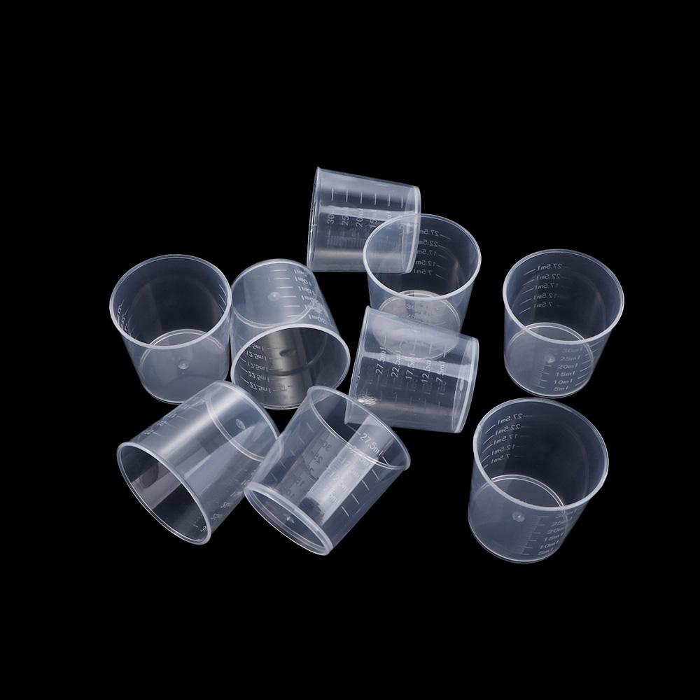 1oz/30ml Medicine Pills Resin Plastic Measuring Tool Container Scale Cups Graduated Cups