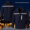 Men's Spring & Autumn Workwear Set, Construction & Welding Safe, Dirt-Resistant, Pure Cotton for Outdoor, Auto Repair & Labor Protection.