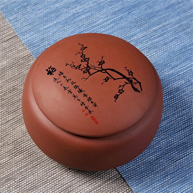 Чайная коробка в китайском стиле, банка для конфет с крышкой, бытовая портативная сахарница, банки для хранения чая, кухонный декоративный контейнер для еды