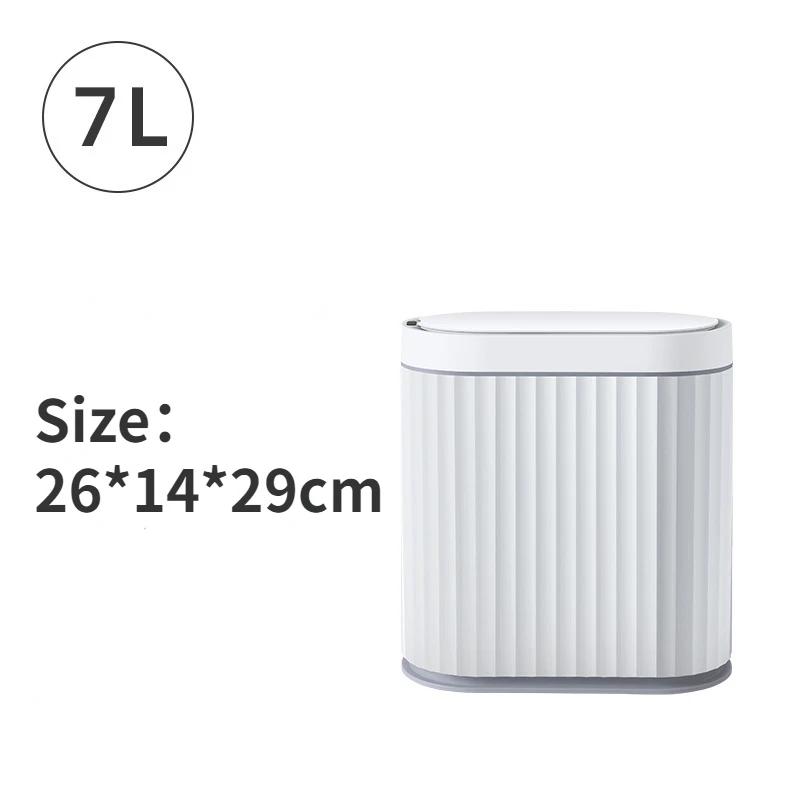 5L/7L/9L Automatischer Sensor Mülleimer Haushalt Küche Schmaler Smart Mülleimer Badezimmer Elektrisch USB-Aufladung Toilette Abfalleimer battery