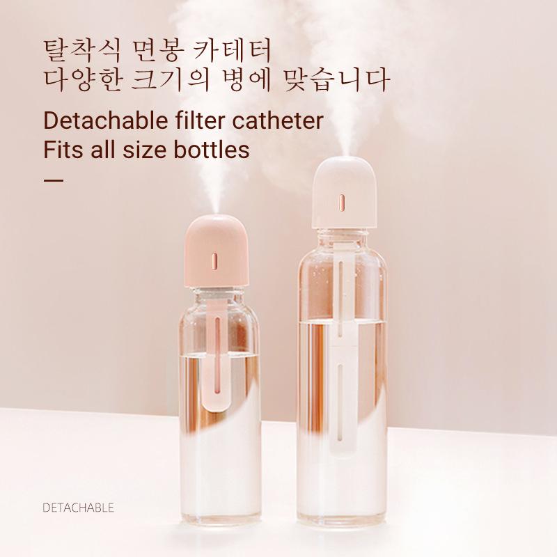 Mini Portable Rechargeable Air Humidifier USB Ultrasonic Cool Mist Maker Fogger For Home Car Wireless Water Aroma Diffuser