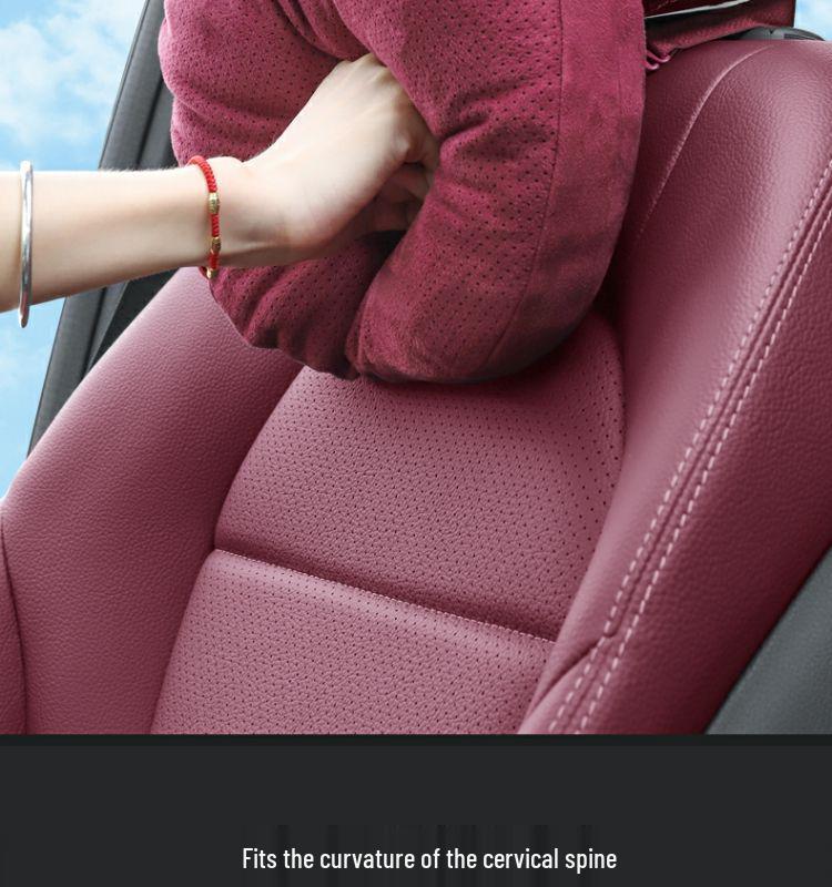 Compatible with BMW 5, 7 Series, X1, X3, X5 car seats, featuring headrest, lumbar, and neck support pillows.