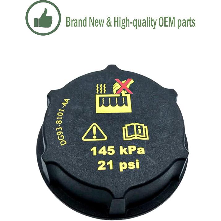 Radiator Surge Tank Cap,Coolant Reservoir Cap for Ford Focus Mustang Fusion Escape F150 F250 F350 F450 F550 F600 Fiesta Bronco Edge Ranger Expedition