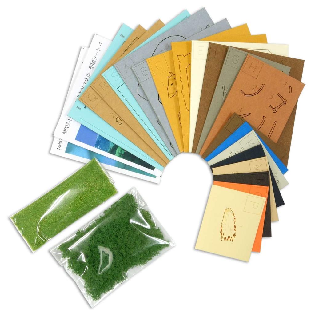 Sankei Studio Ghibli Mini Princess Mononoke Ashitaka and Yakuru Paper Craft MP07-139