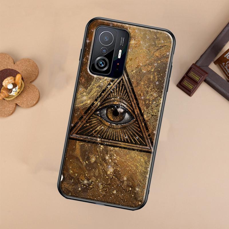 Illuminati Eye Occult Pyramid Case For Xiaomi POCO X7 X6 Pro X3 X5 M6 F3 F5 F6 Pro 11T 12T 13T 14T Pro 13 14 Ultra Cover