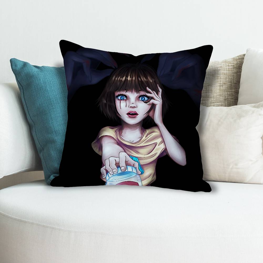 Game FFran Bow Anime Celebrity Merchandise AllMatch Printed Pillow Case Sofa Car Office Room Decoration Protector