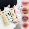 Cute Cat Lip Gloss - Moisturizing Smooth and Long-lasting Lip Glaze - 4 Shades Easy To Apply Lip Stain for Beginners