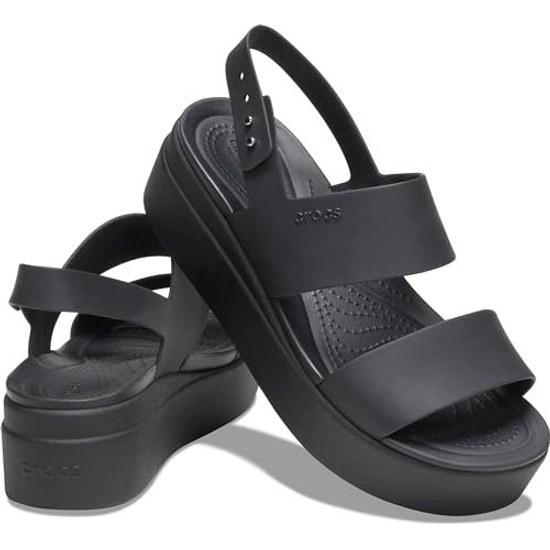 Crocs Womens Brooklyn Low Wedge Sandal