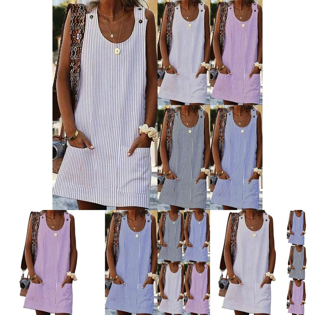 Elegant Plus Size Women Summer Short Sleeve Long T-shirt Casual Mini Dress