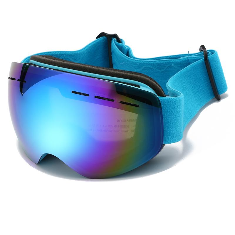 2025 new ski glasses double-layer anti-fog large spherical large vision snow goggles