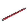 Magnetic Socket Holder Rails With Adjustable Clip For 1/4 3/8 1/2 Inch Sockets Organizer Tool Wall Storage Easy Access