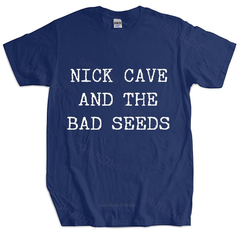 

Mens summer cotton tshirt loose tops Nick Cave & The Bad Seeds Typewriter Unisex T-Shirt unisex tee-shirt women top tees 4XL