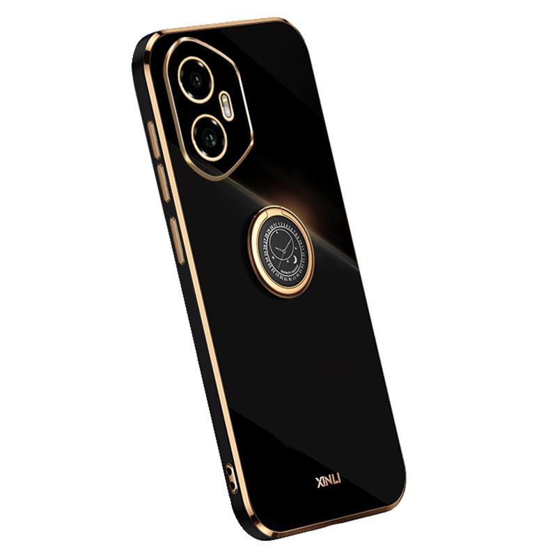 XINLI For Honor 300 Case Ring Kickstand Electroplating TPU Phone Cover