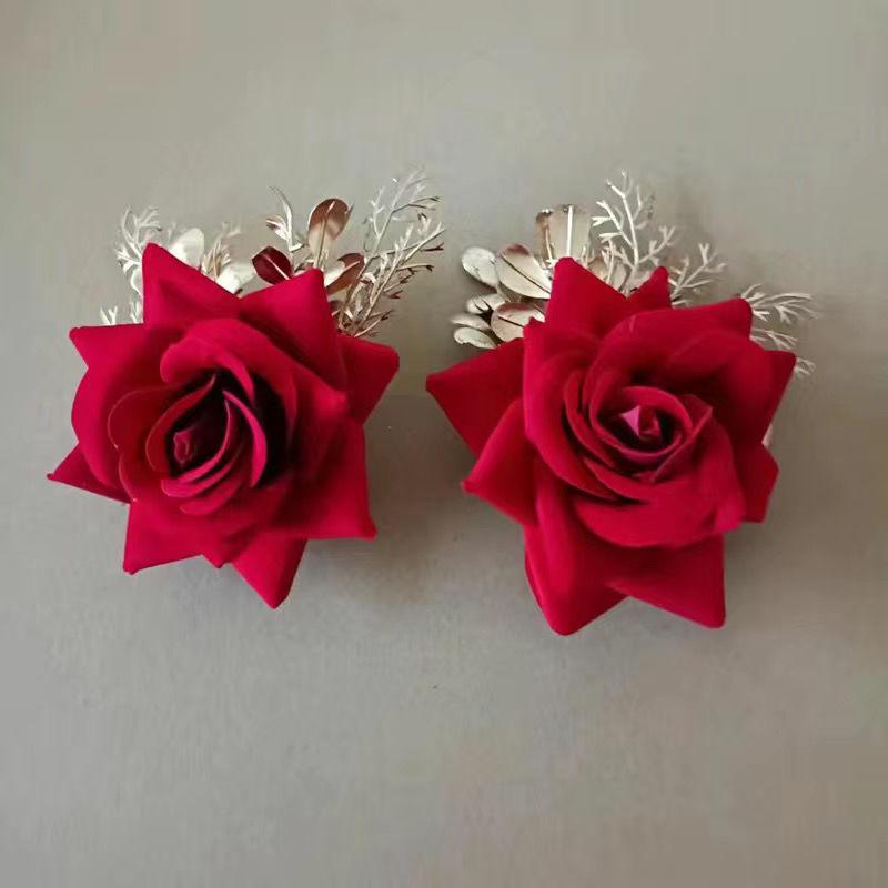 Wedding Car Decoration Set: Creative Floral Arrangement for Head Car